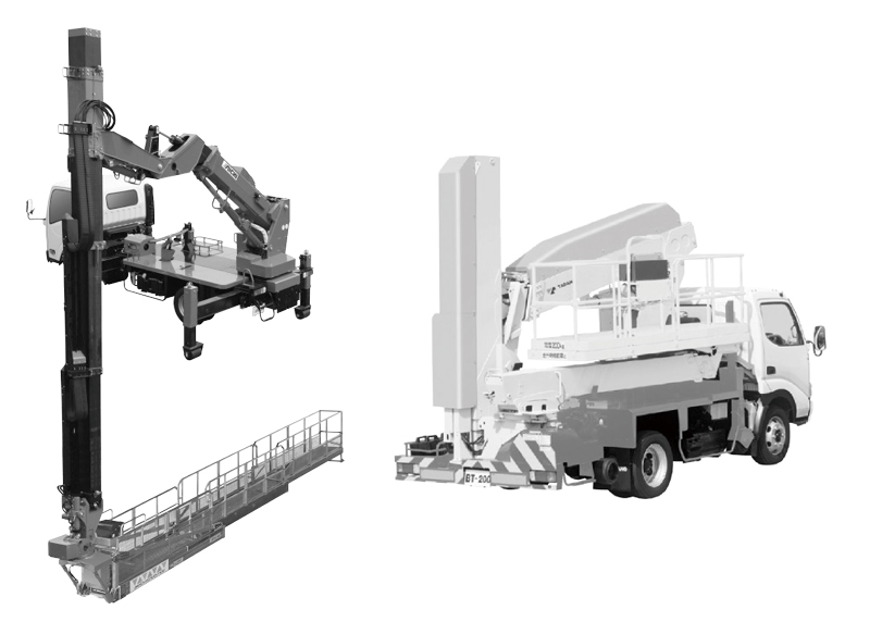 トラック式橋梁点検車 Sf77a 建機レンタル 株式会社共成レンテム